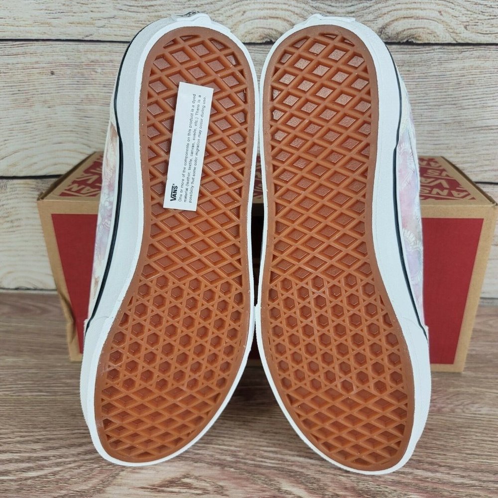 NEW Vans Ward Low Top Women's Suede Heart Tie Dye Athletic Skate Casual Size 7.5 - Picture 6 of 7